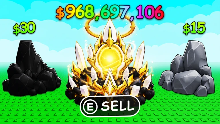 Sell Ores sell station with (E) SELL prompt